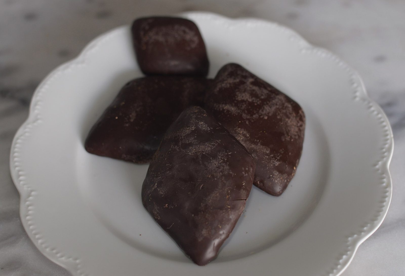 Mustacciuoli — chocolate-glazed diamond cookies of the Neapolitan Christmas